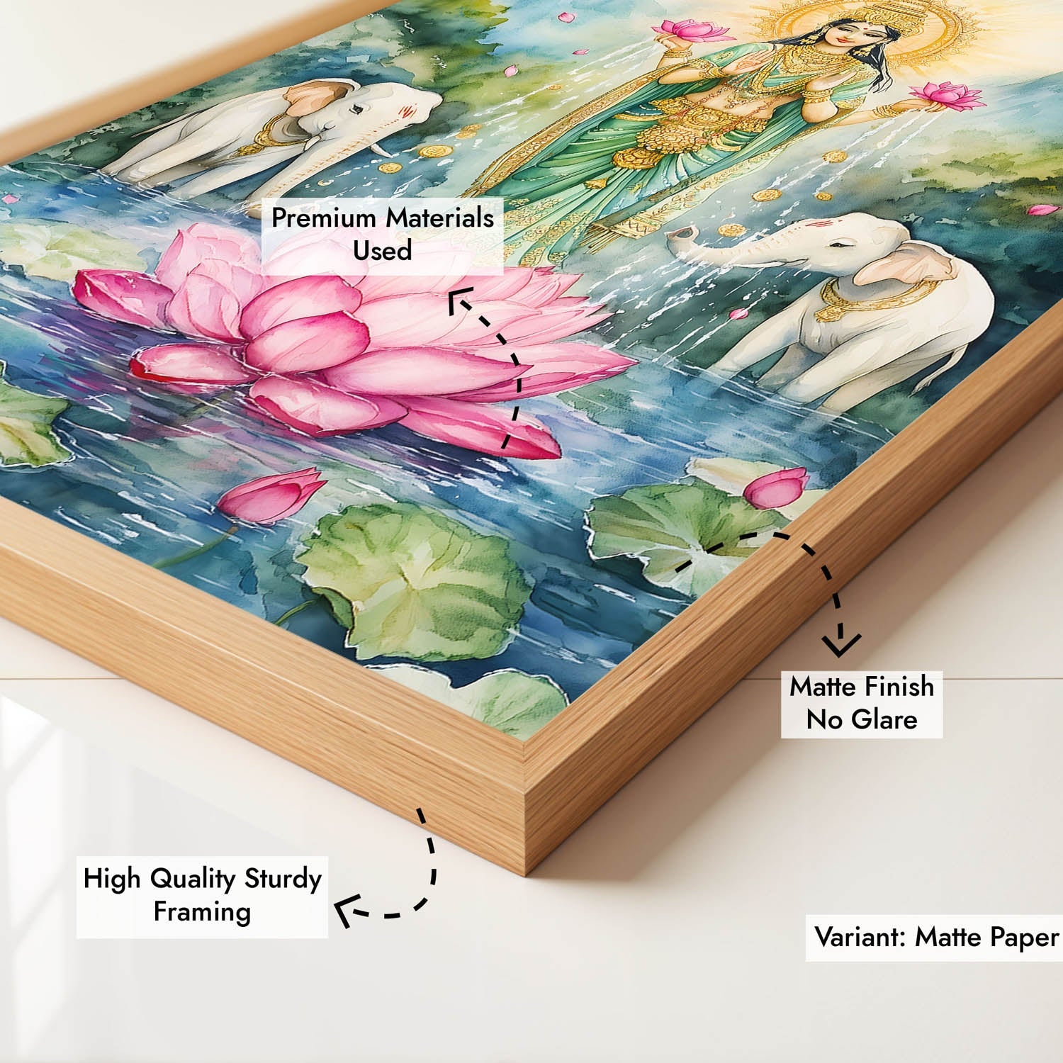 Goddess Gaj Lakshmi - Vastu Painting