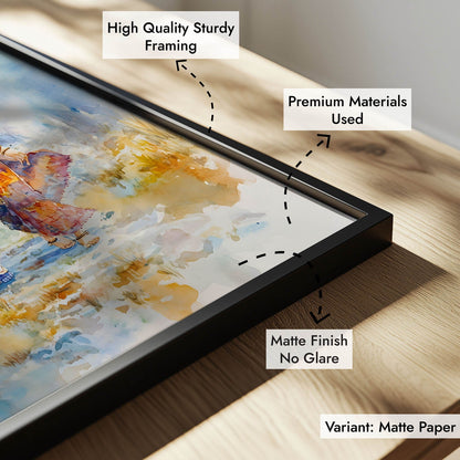 Lord Shiv & Goddess Parvati in Himalaya  - Vastu Painting