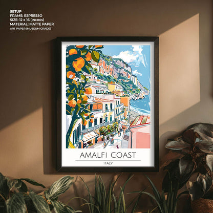 Amalfi Coast | Italy - Cities Paintings