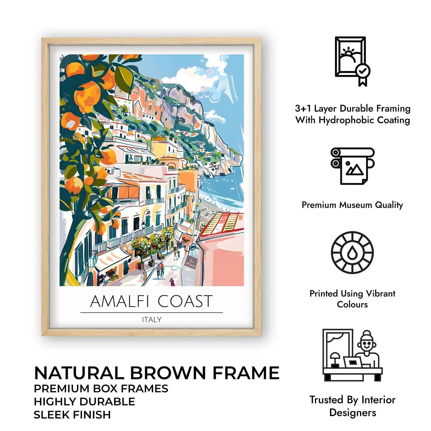 Amalfi Coast | Italy - Cities Paintings