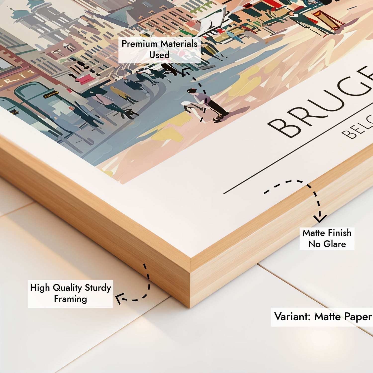 Bruges - Cities Paintings