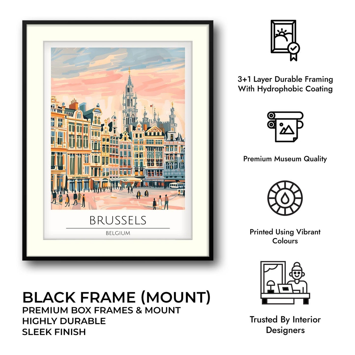 Brussels - Cities Paintings