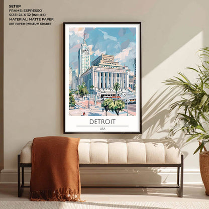 Detroit - Cities Paintings
