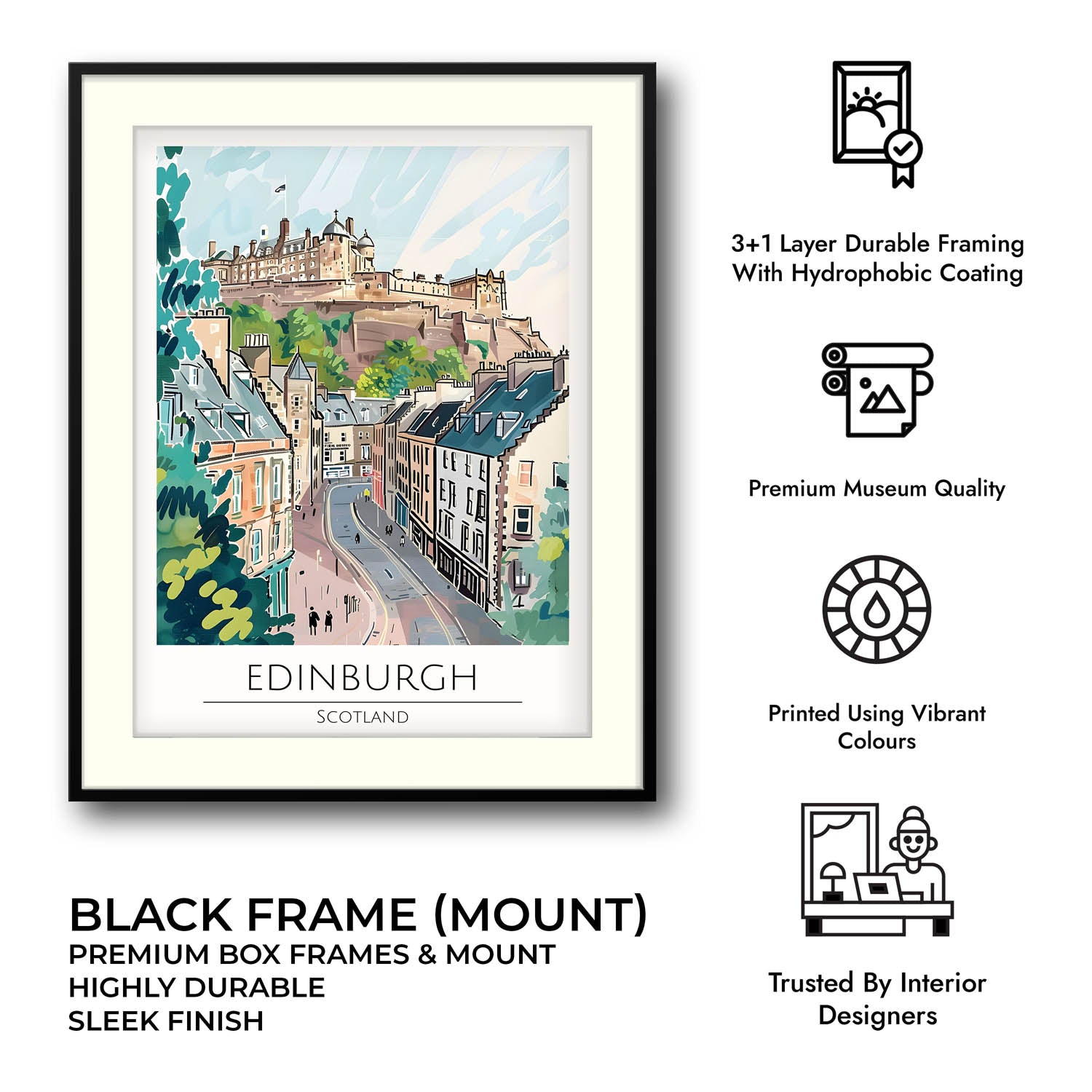 Edinburgh - Cities Paintings