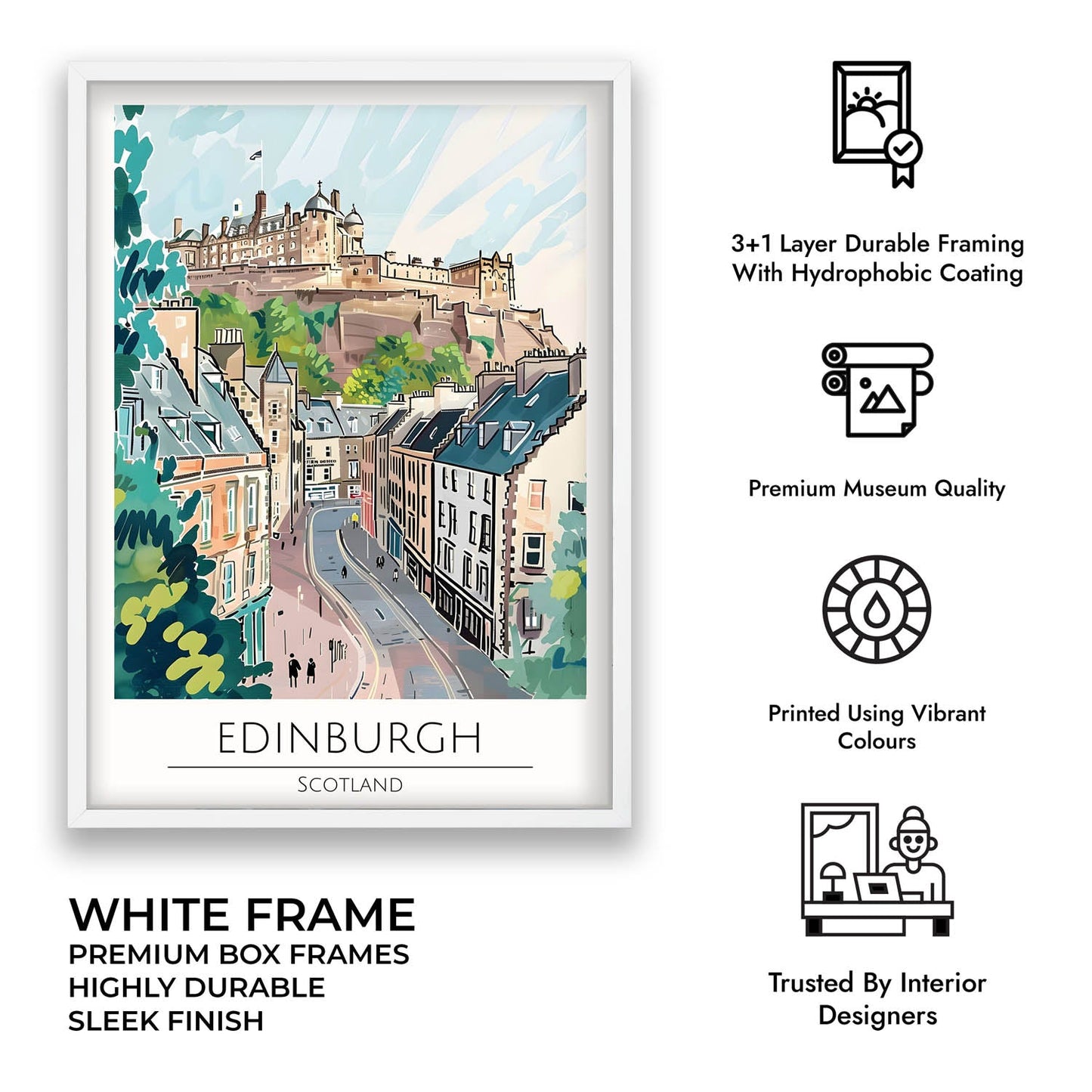 Edinburgh - Cities Paintings