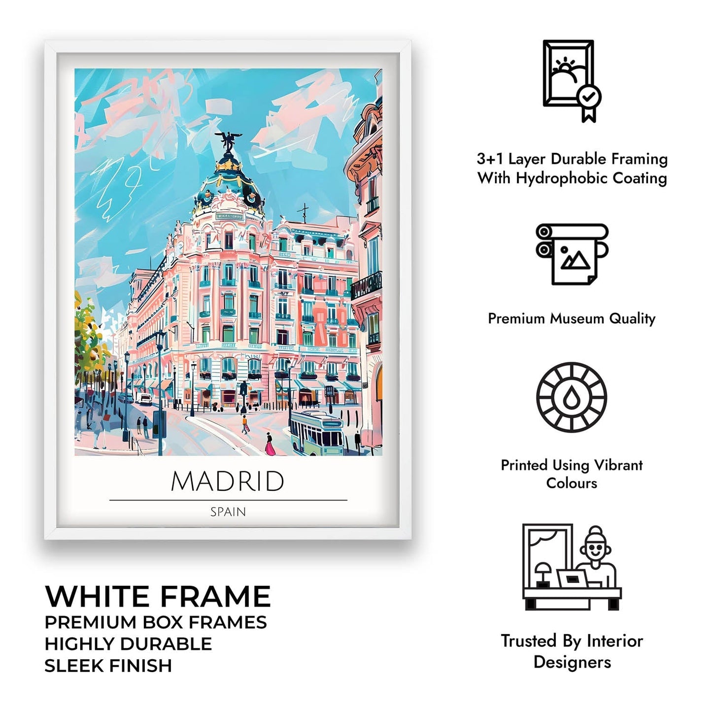 Madrid - Cities Paintings