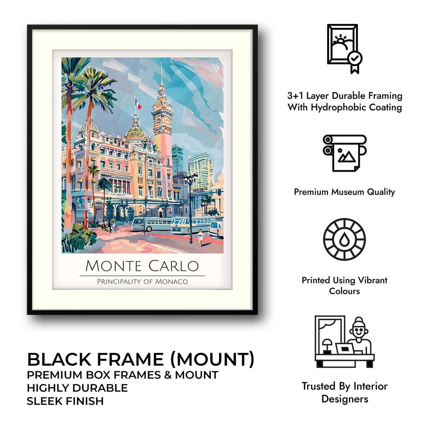 Monte Carlo - Cities Paintings