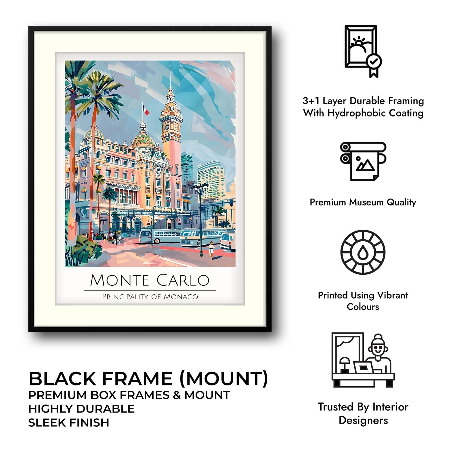 Monte Carlo - Cities Paintings