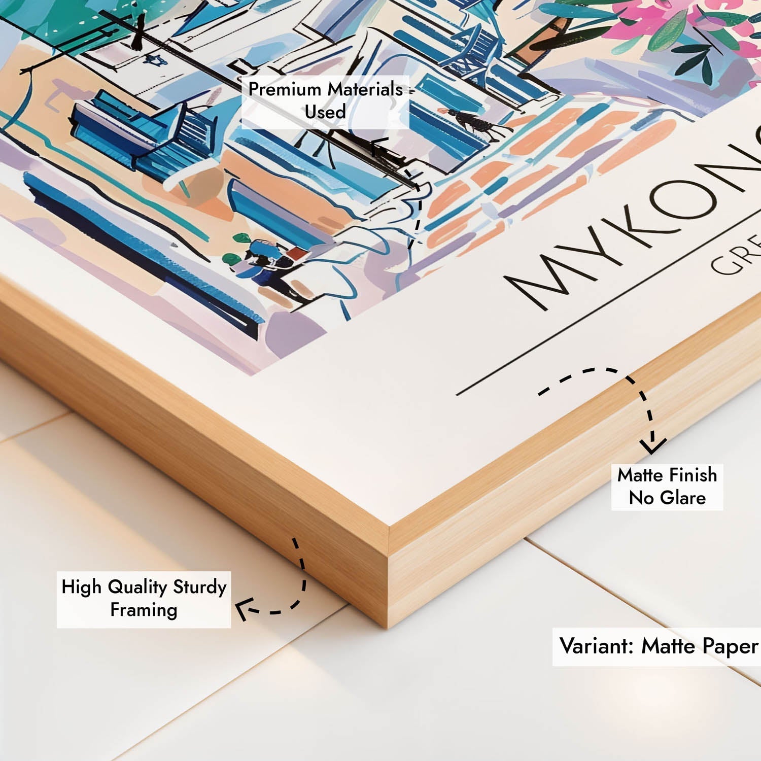 Mykonos | Greece - Cities Paintings