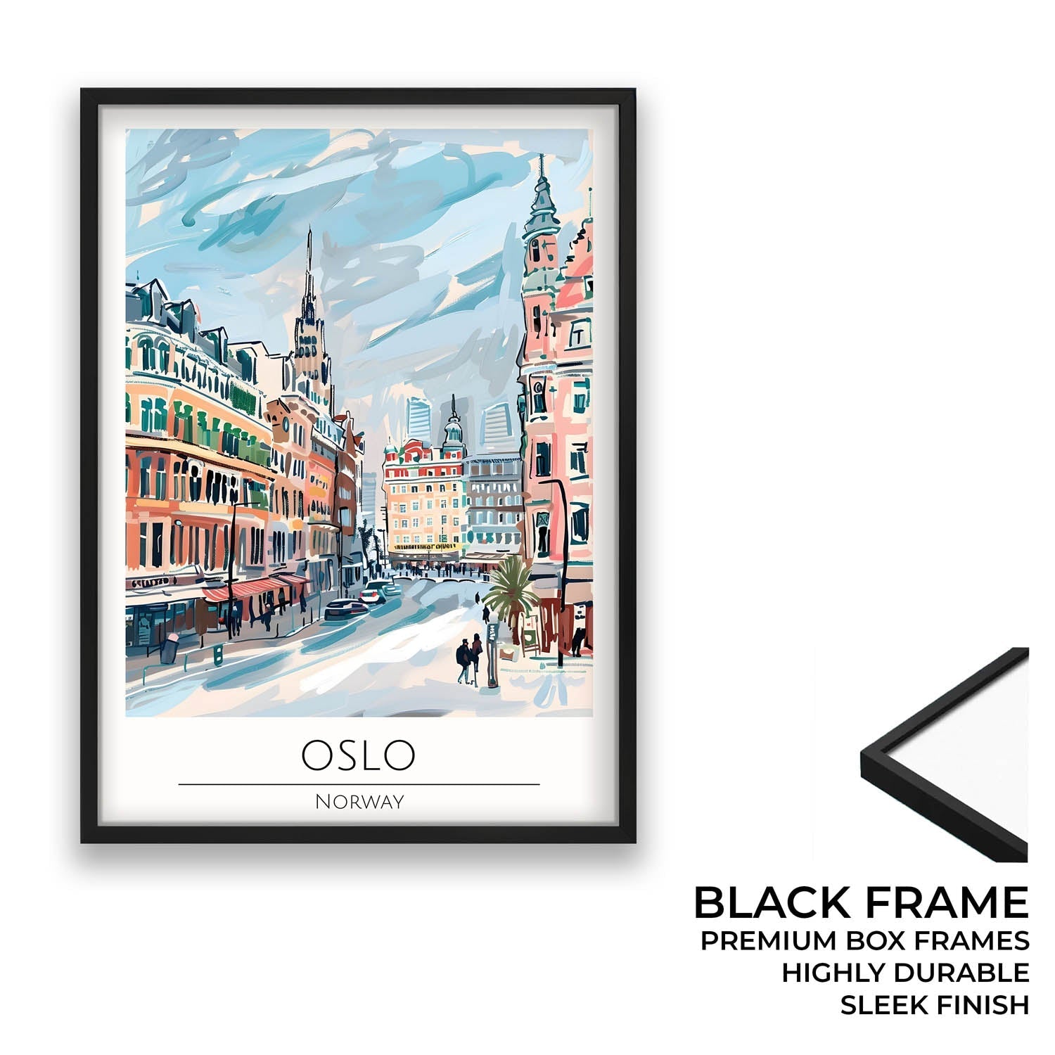 Oslo - Cities Paintings