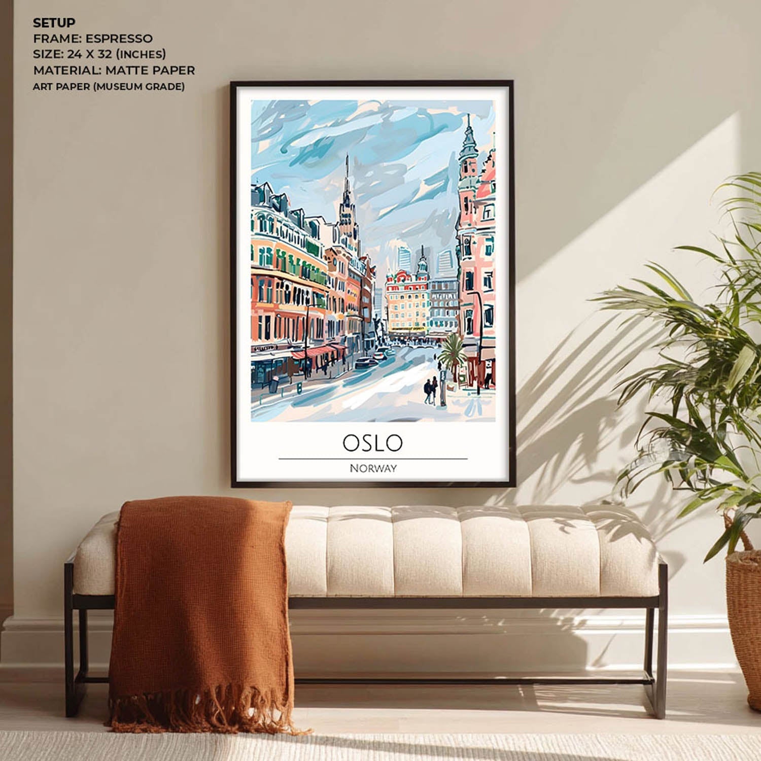 Oslo - Cities Paintings