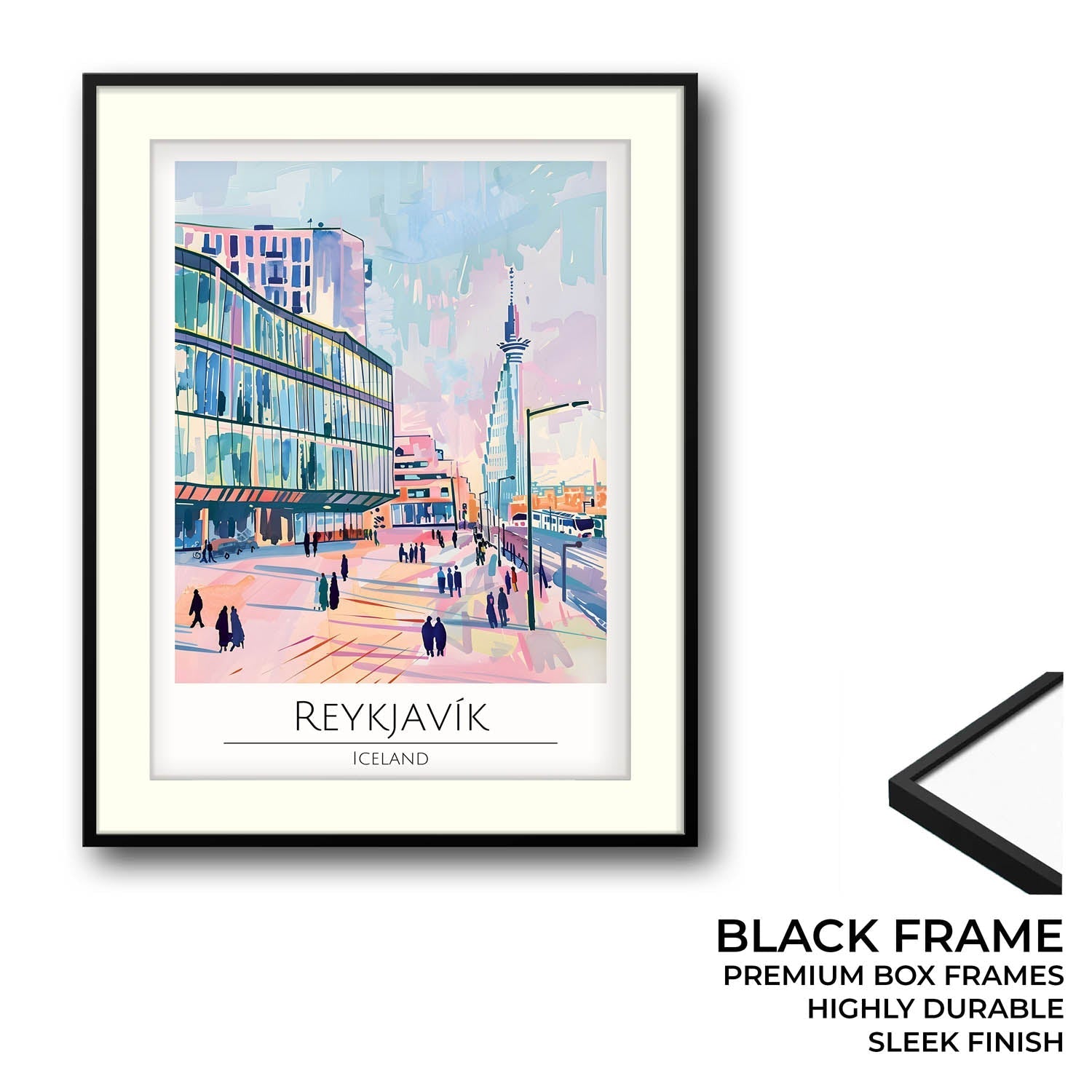 Reykavik - Cities Paintings