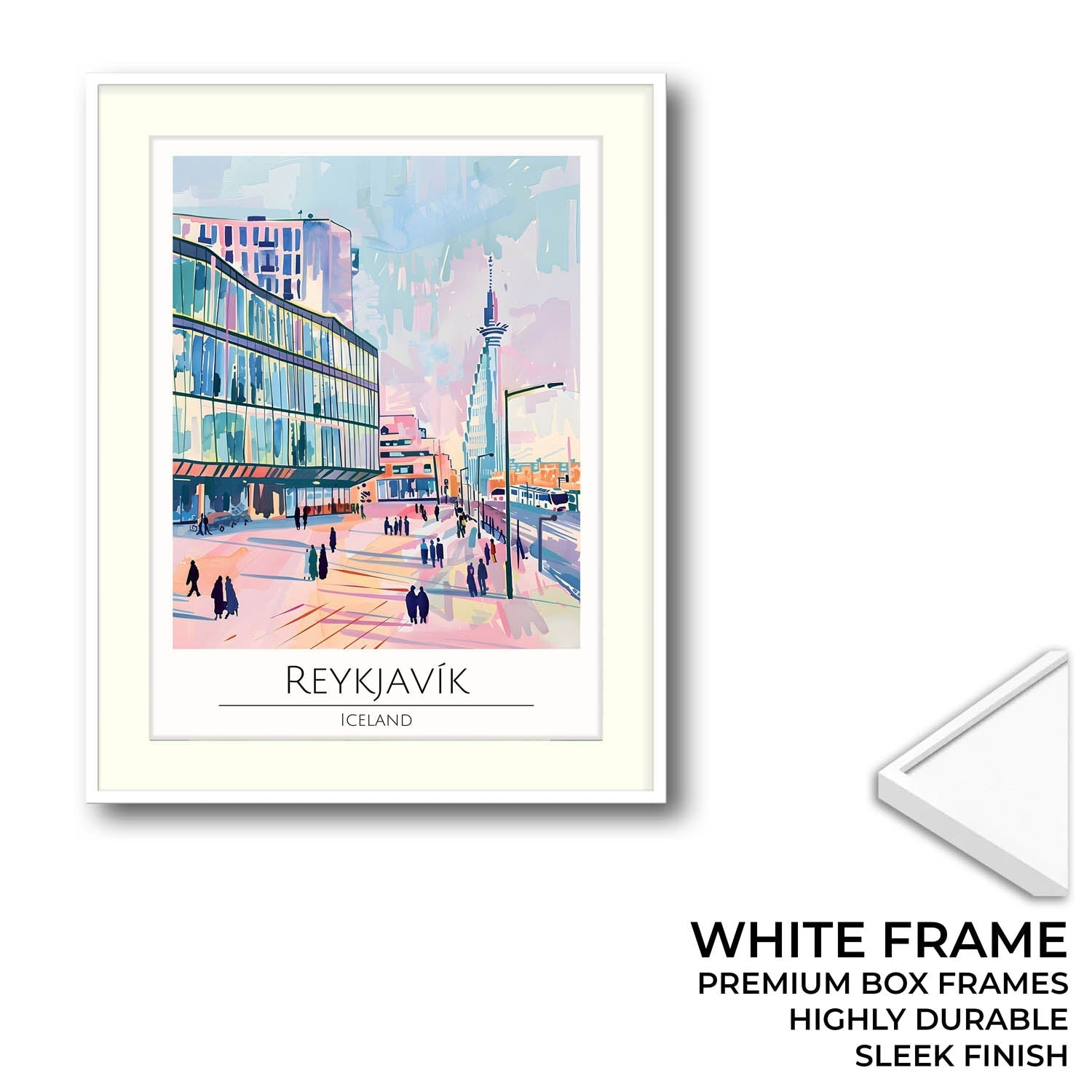 Reykavik - Cities Paintings