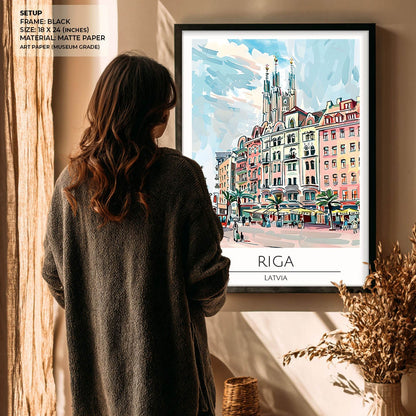 Riga - Cities Paintings
