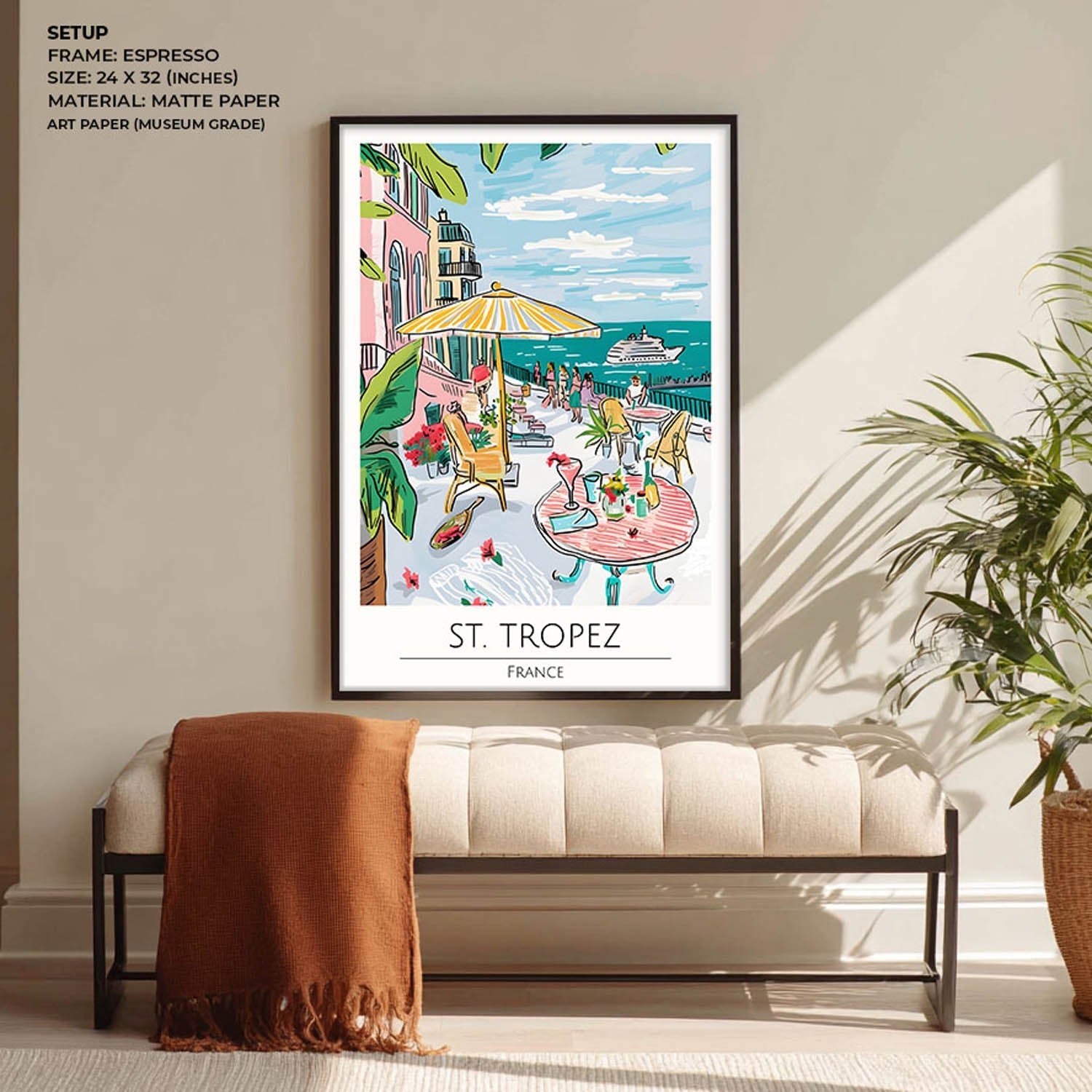 Saint Tropez - Cities Paintings