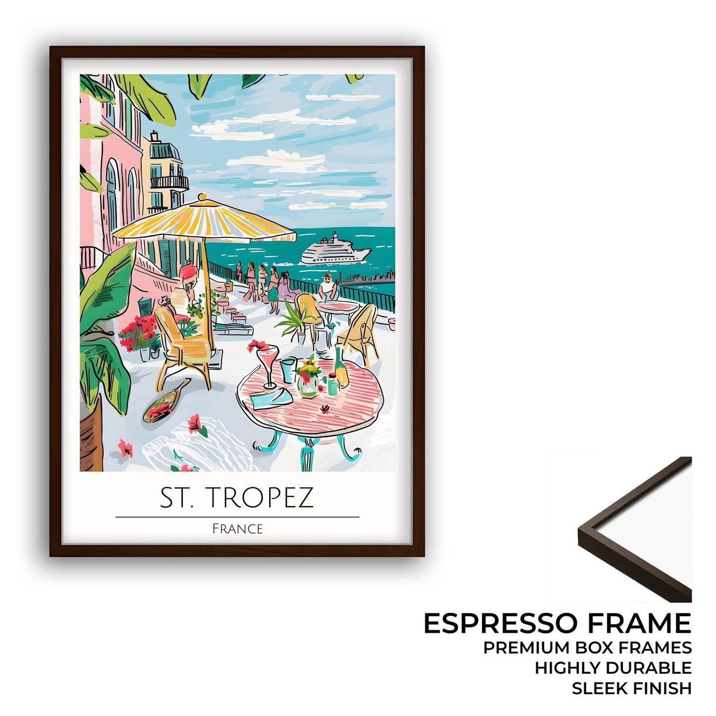 Saint Tropez - Cities Paintings