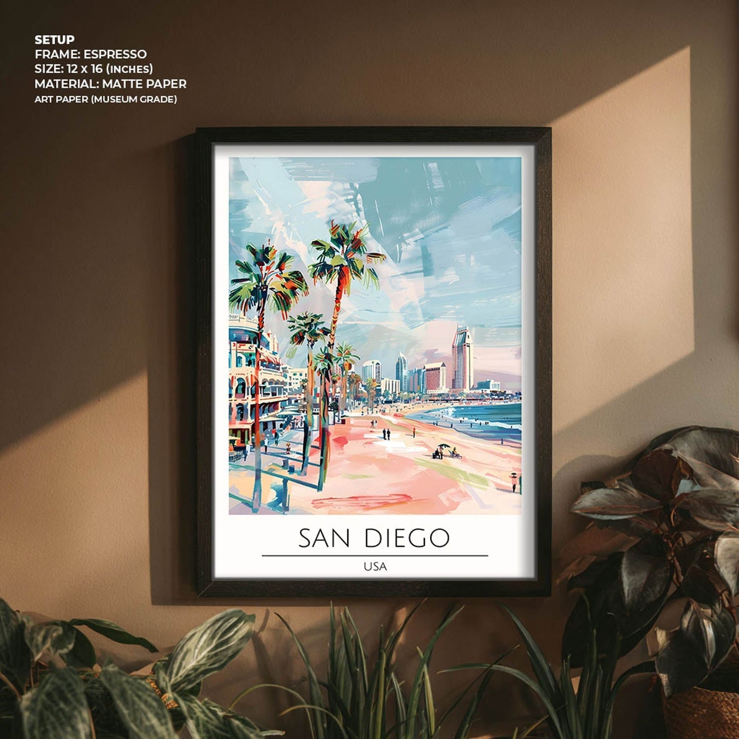 San Diego - Cities Paintings