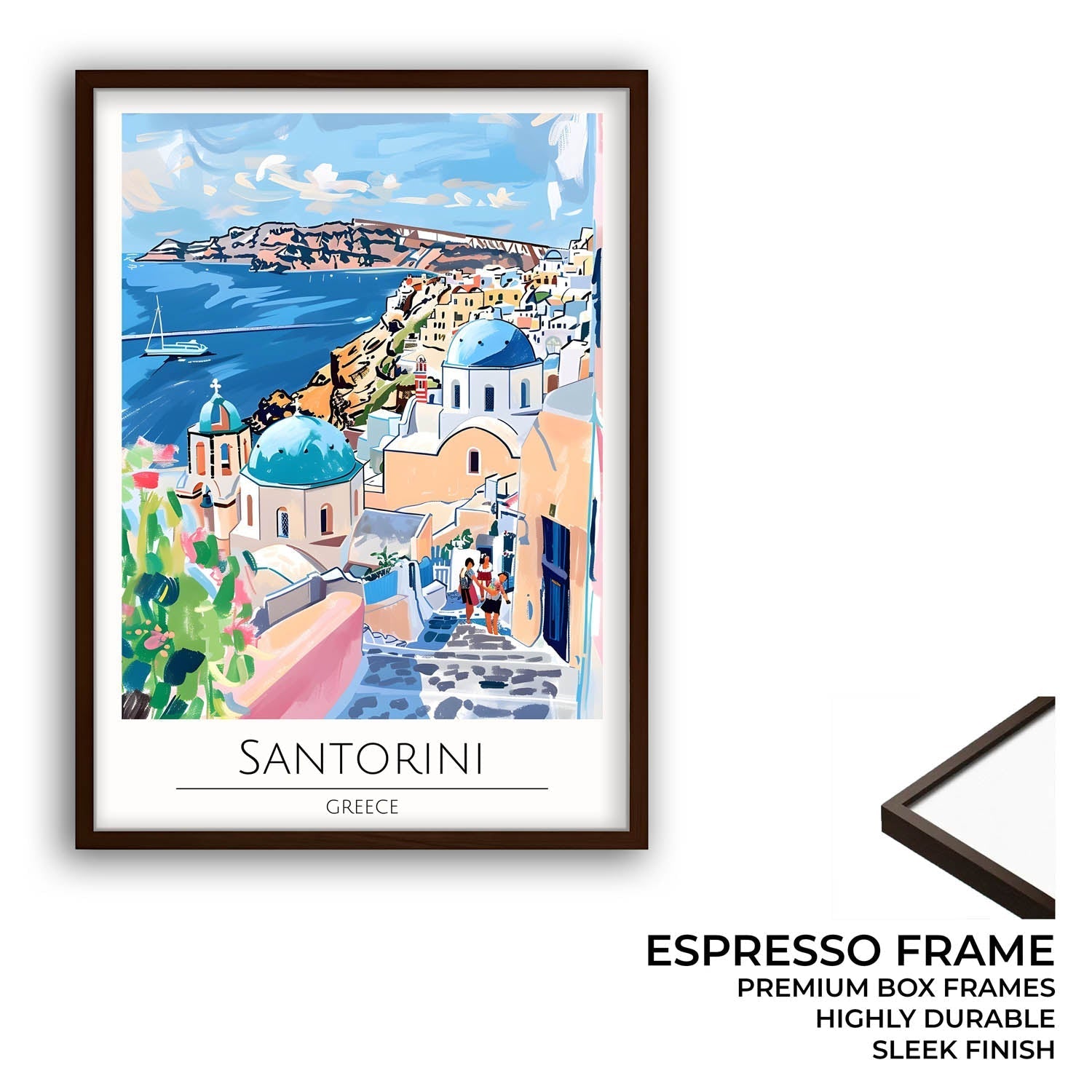 Santorini | Greece - Cities Paintings