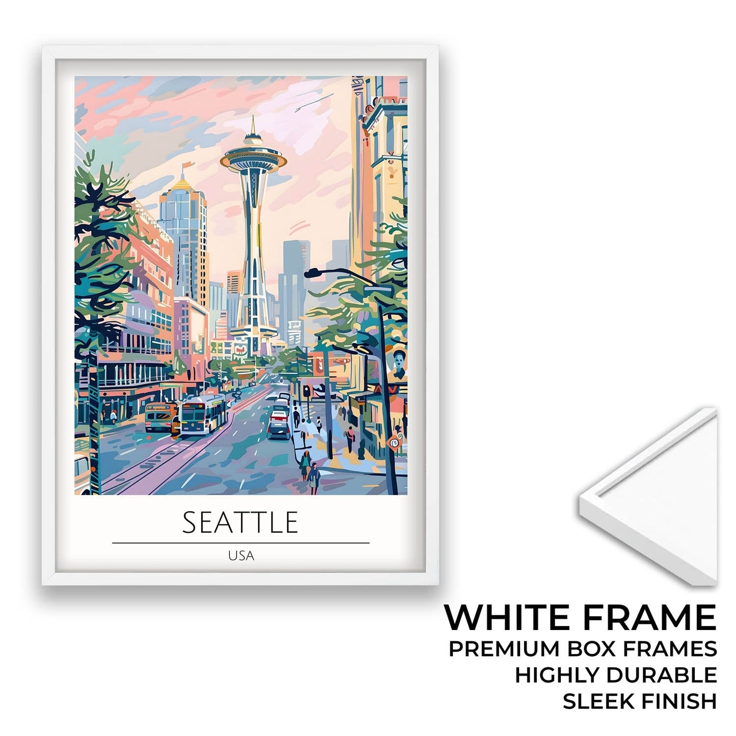 Seattle - Cities Paintings
