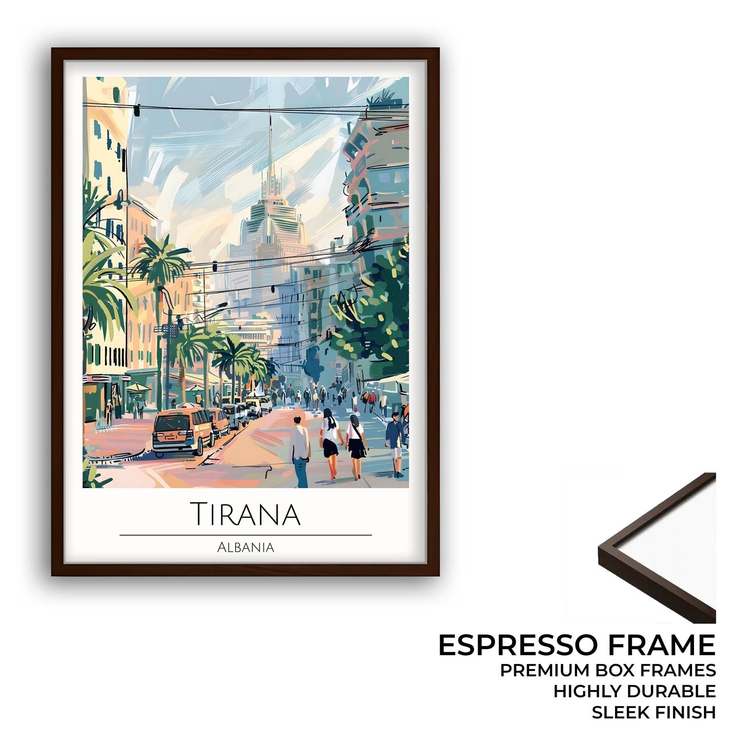Tirana - Cities Paintings