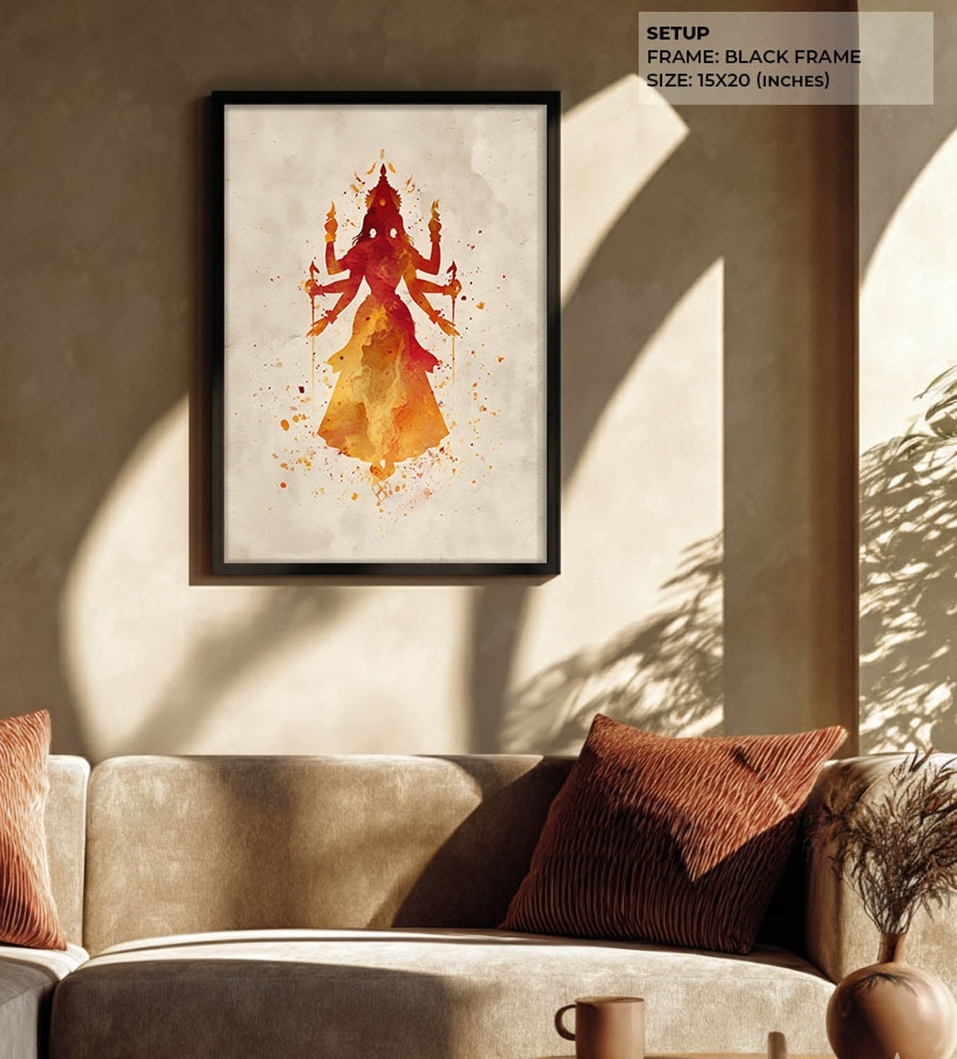Goddess Durga – Shakti Wall Art