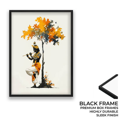 Krishna Under the Tree – Vastu Painting