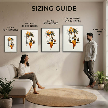 Krishna with Flute - Vastu Painting