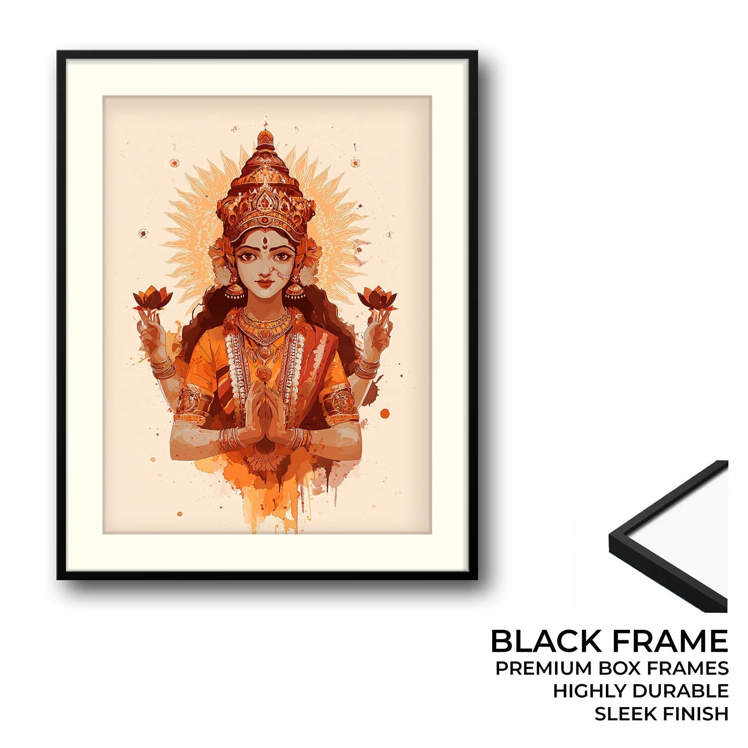 Mahalakshmi Painting – Goddess of Prosperity Wall Art