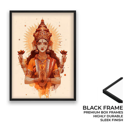Mahalakshmi Painting – Goddess of Prosperity Wall Art
