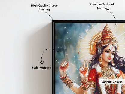 Durga Maa on Lion - Vastu Painting