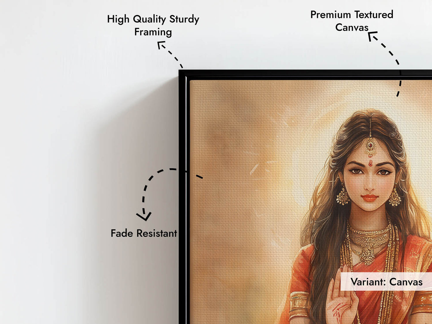 Goddess Durga Blessing - Vastu Painting