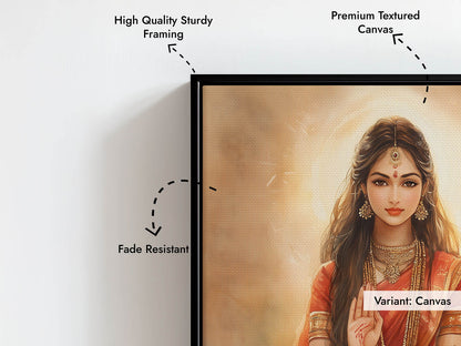 Goddess Durga Blessing - Vastu Painting