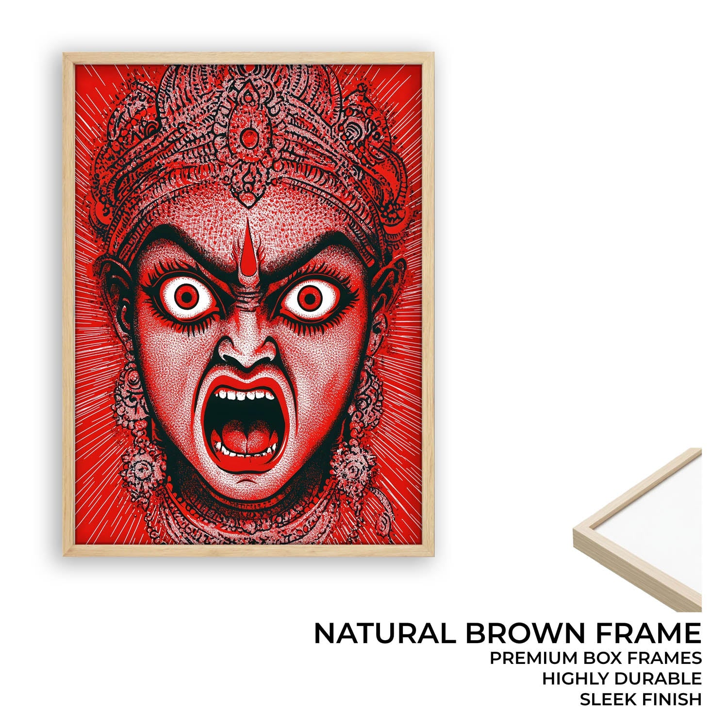 Goddess Kali Angry - Vastu Painting
