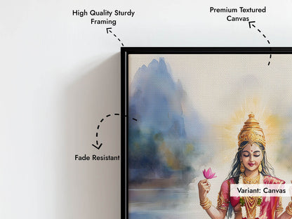 Goddess Lakshmi in Lake - Vastu Painting