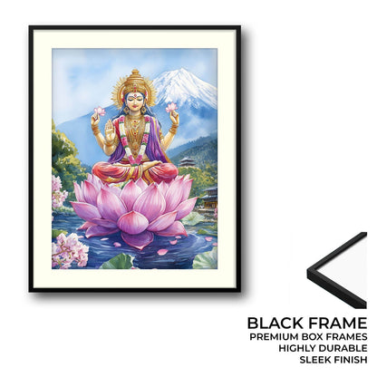 Goddess Laxmi in Himalaya - Vastu Painting