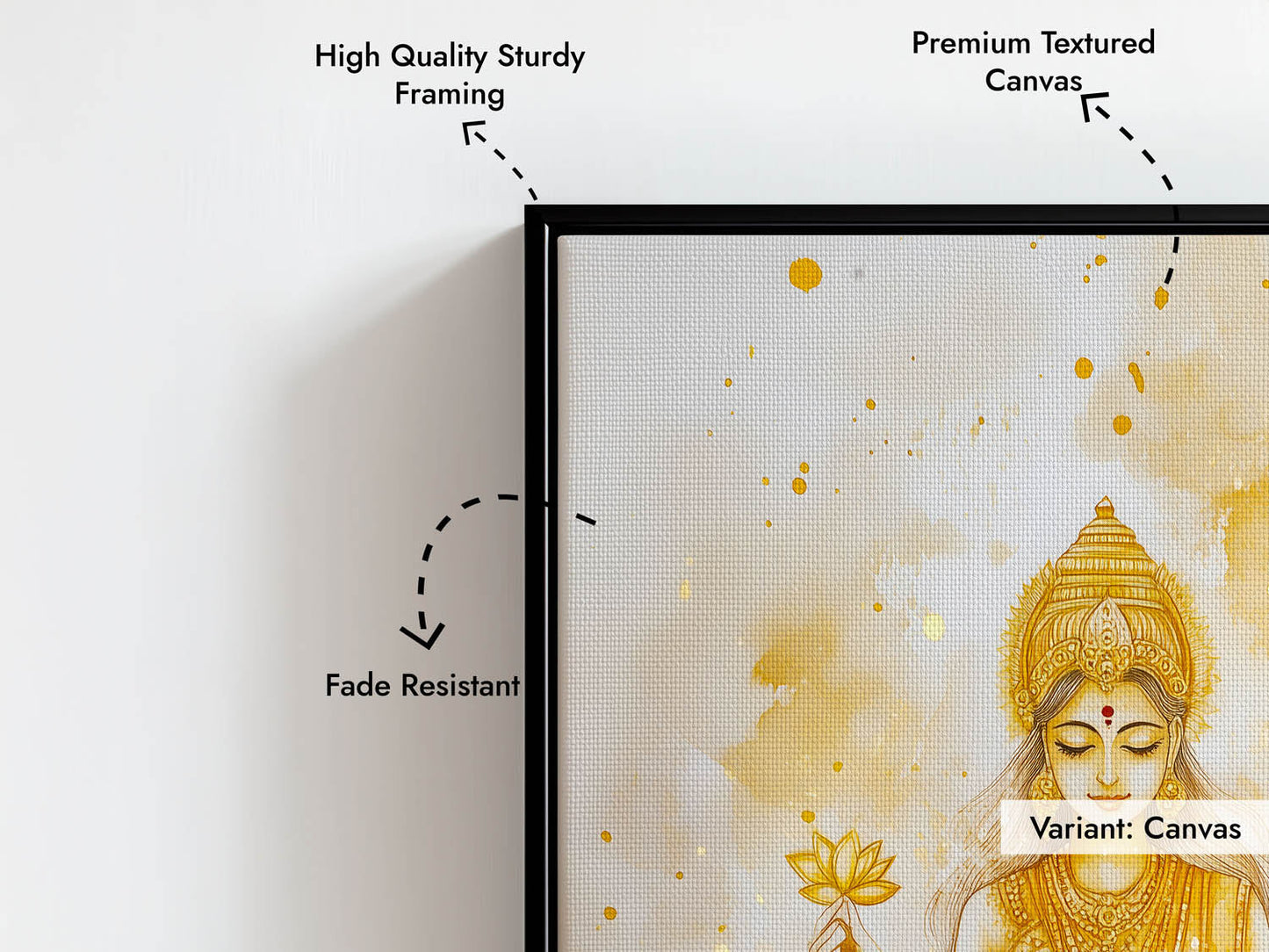 Goddess Laxmi on Lotus - Vastu Painting