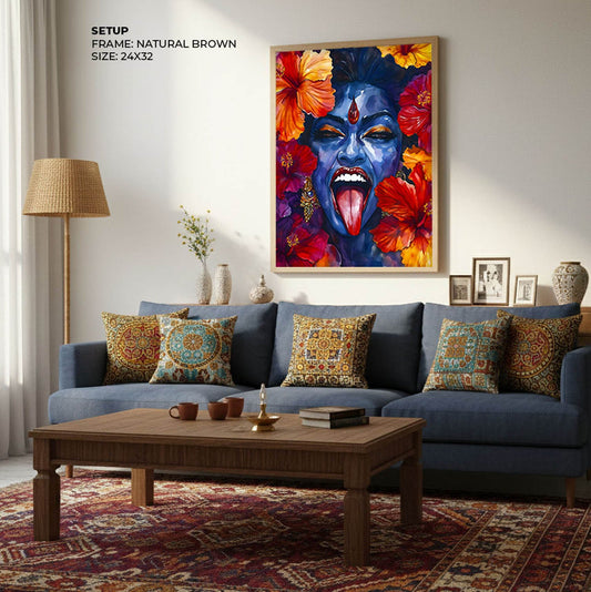 Goddess MahaKali  - Vastu Painting