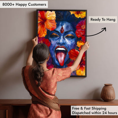 Goddess MahaKali  - Vastu Painting