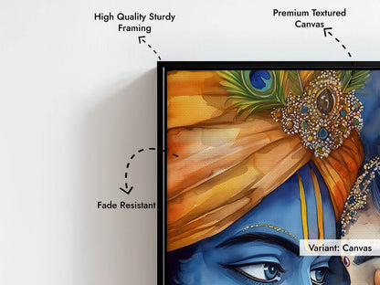 Krishna & Radha - Vastu Painting