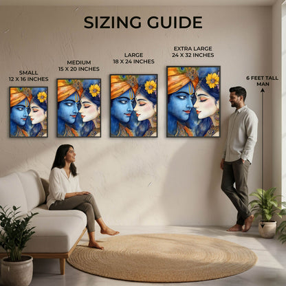 Krishna & Radha - Vastu Painting