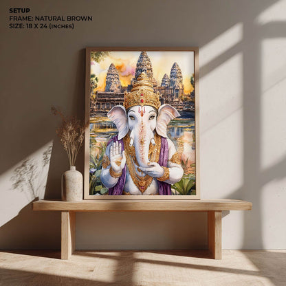 Lord Ganesha Blessing - Vastu Painting