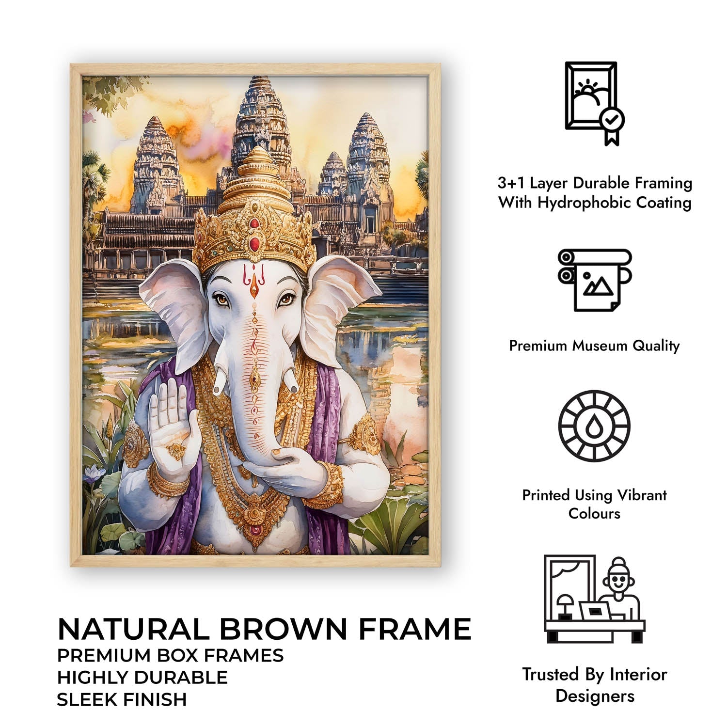 Lord Ganesha Blessing - Vastu Painting