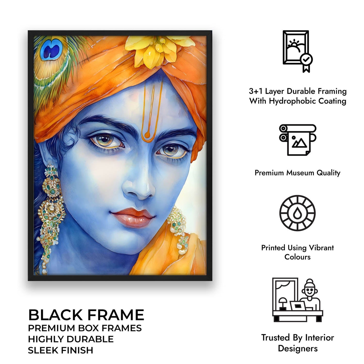 Lord Krishn - Vastu Painting