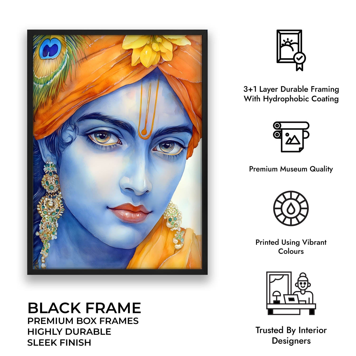 Lord Krishn - Vastu Painting