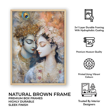 Lord Krishna & Radha - Vastu Painting