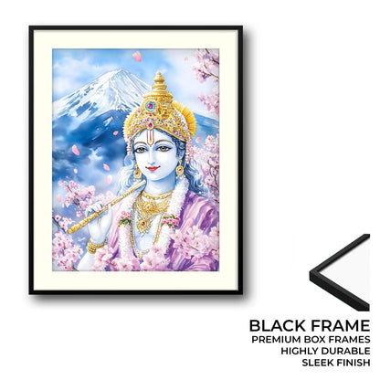 Lord Krishna in Himalaya - Vastu Painting