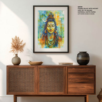 Lord Shiv in Dhyan - Vastu Painting