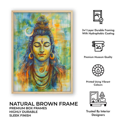 Lord Shiv in Dhyan - Vastu Painting