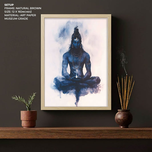 Lord Shiva Meditating - Vastu Painting