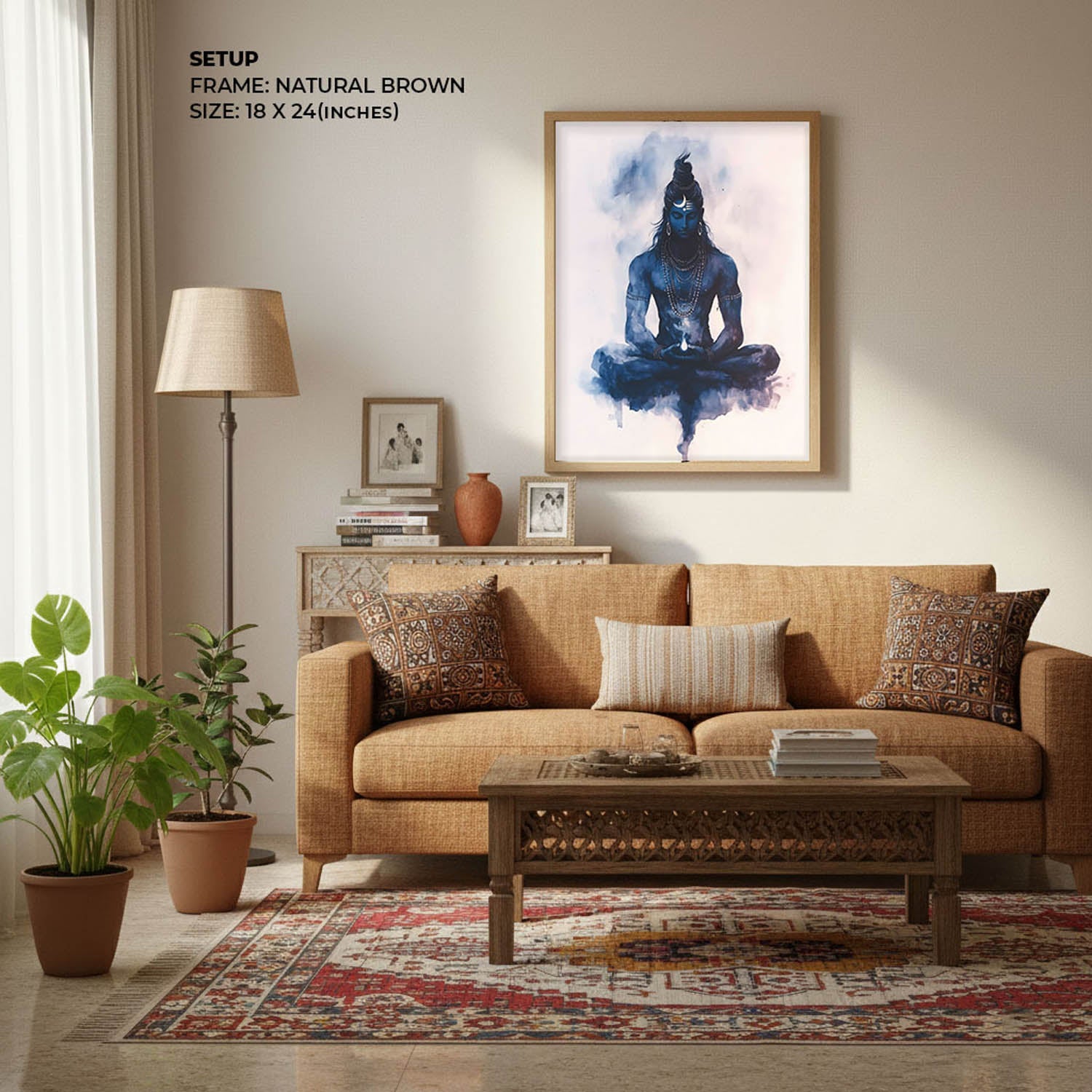 Lord Shiva Meditating - Vastu Painting